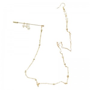 Broche-toegesloten oorbellen